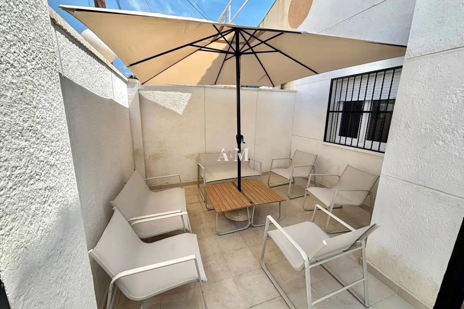 Terrace of Houses for rent in Torrevieja  with Air Conditioner, Heating and Private garden