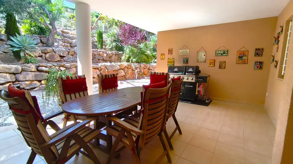 Terrasse von Wohnungen zum Verkauf in Dénia mit Klimaanlage, Heizung und Privatgarten