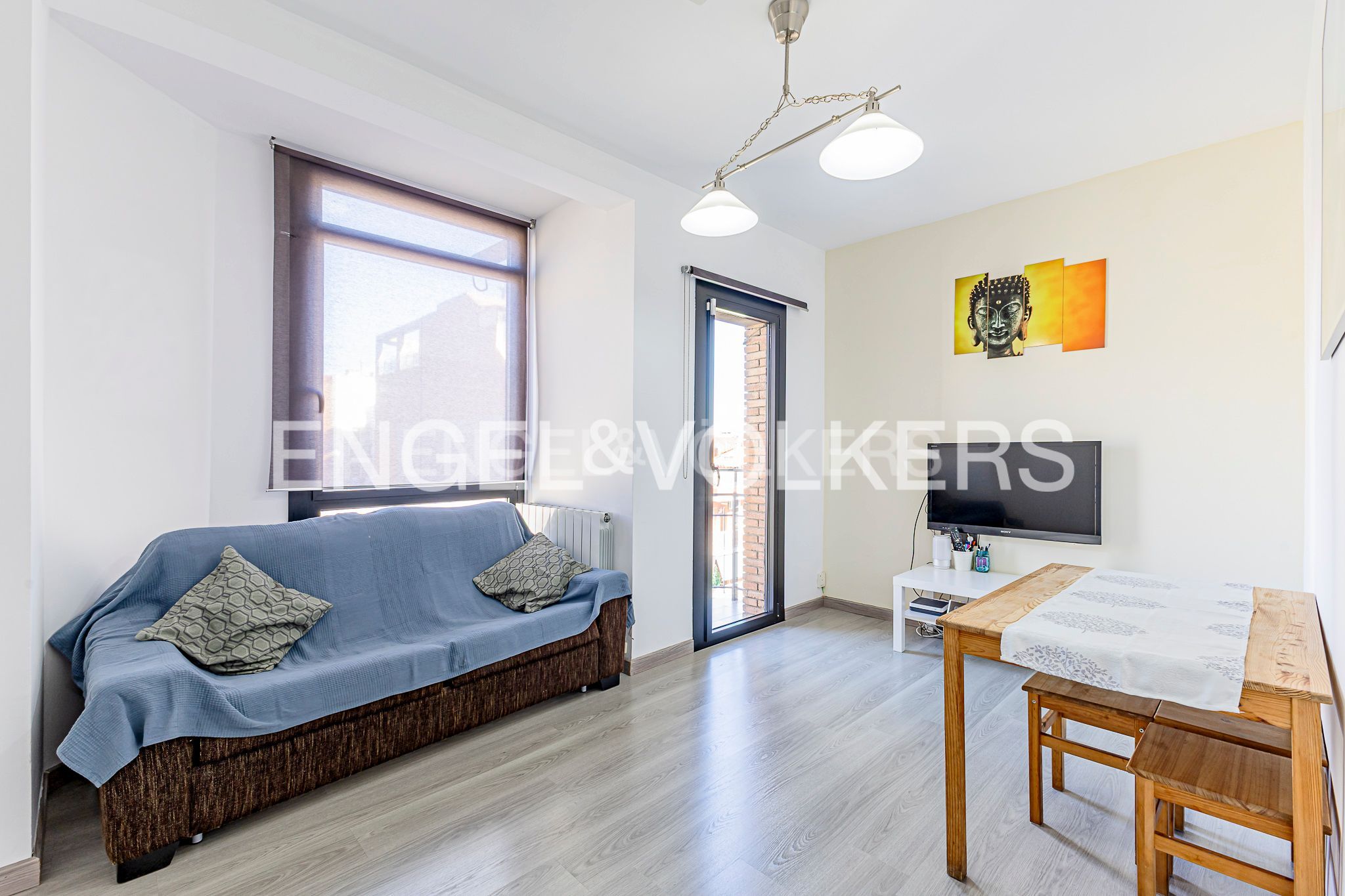 Sala d'estar de Apartament en venda en  Barcelona Capital amb Calefacció i Balcó