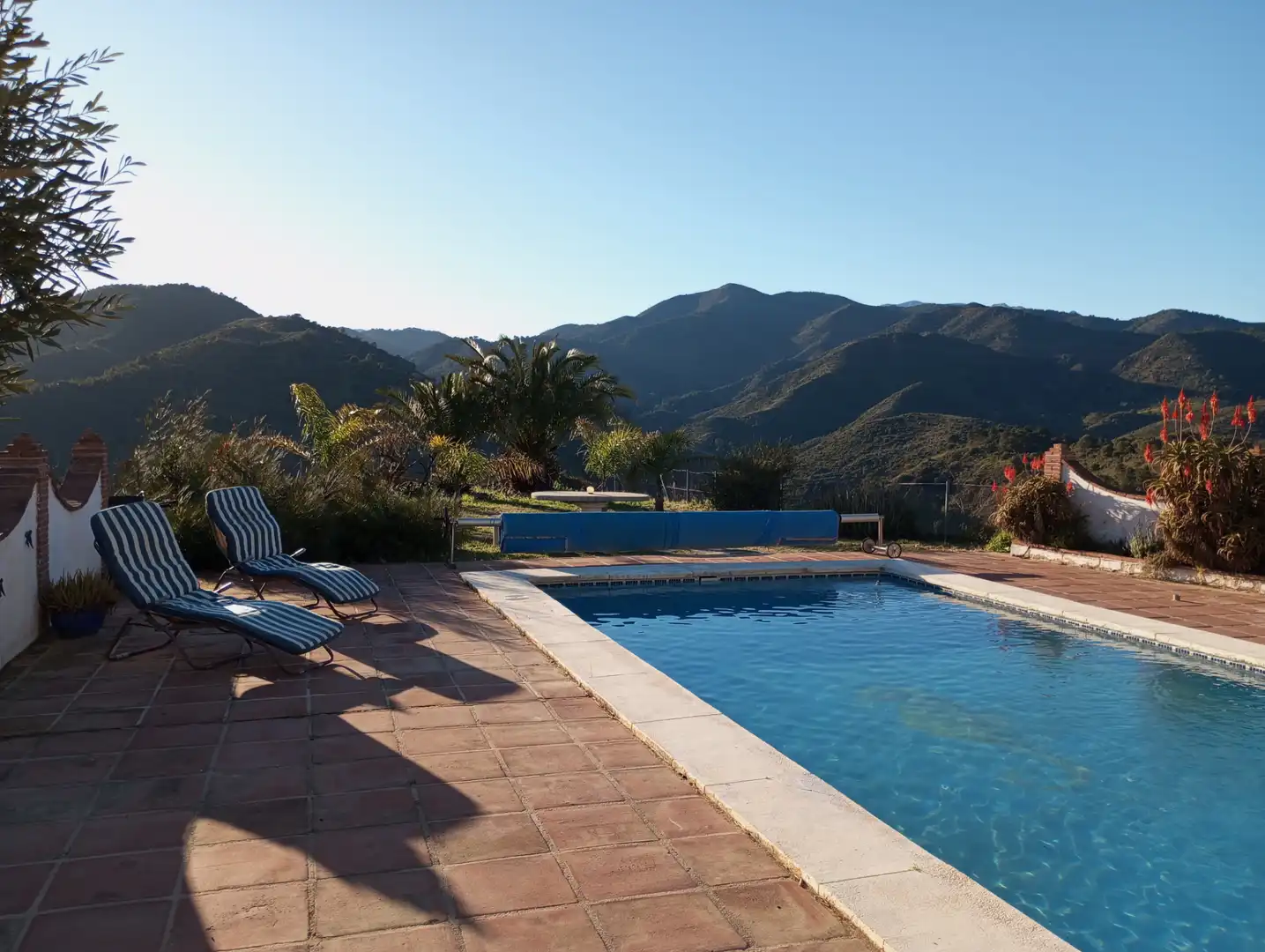 Swimming pool of Country homes for sale in Monda  with Air Conditioner, Heating and Private garden