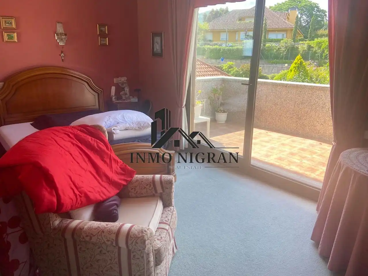 Habitación de Casa o chalet en venta en Vigo  con Jardín privado, Terraza y Balcón