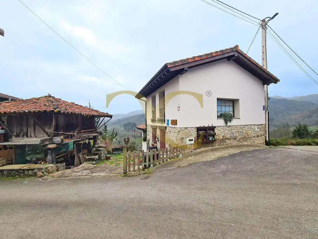 Vista exterior de Casa o xalet en venda en Cangas de Onís amb Calefacció, Jardí privat i Terrassa