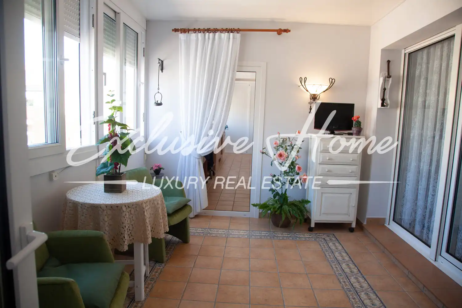 Living room of Attic for sale in Benicarló  with Air Conditioner, Terrace and Furnished