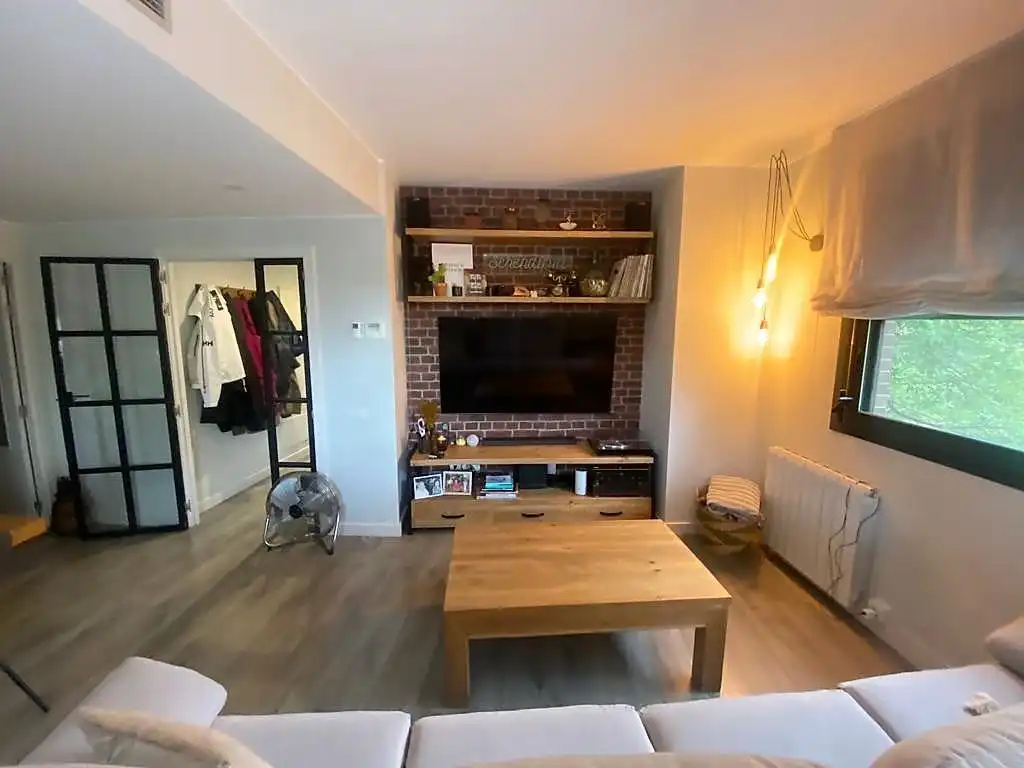 Sala d'estar de Pis en venda en Sabadell amb Aire condicionat, Calefacció i Jardí privat