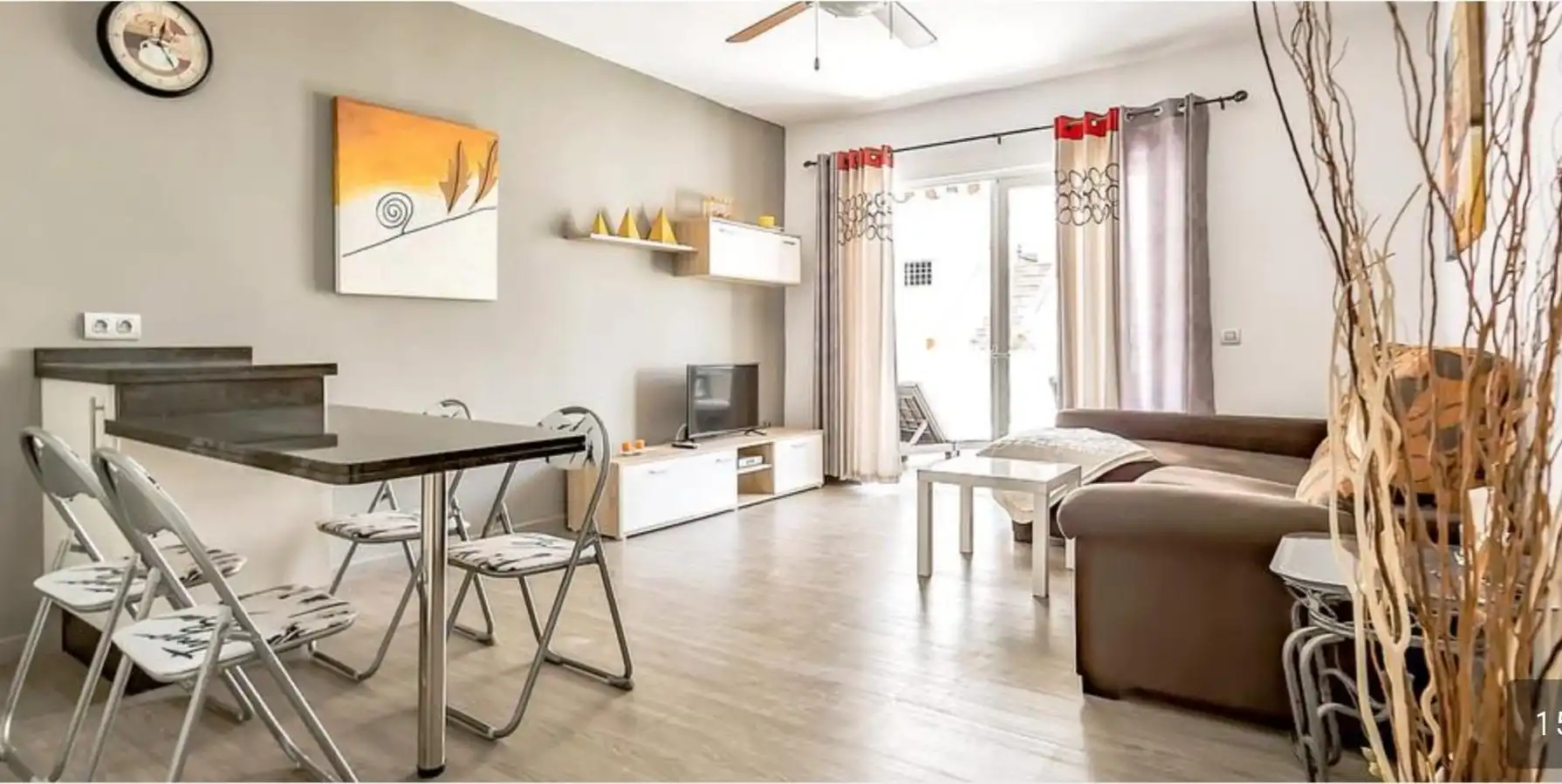 Sala d'estar de Pis en venda en Arona amb Jardí privat, Terrassa i Piscina comunitària
