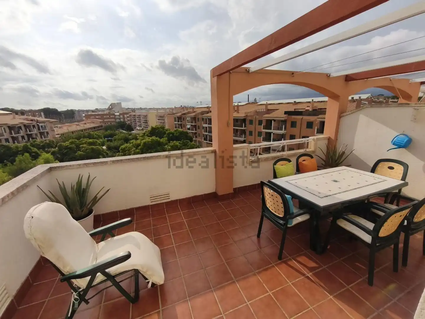 Terrace of Duplexes for rent in Torredembarra  with Air Conditioner, Heating and Furnished