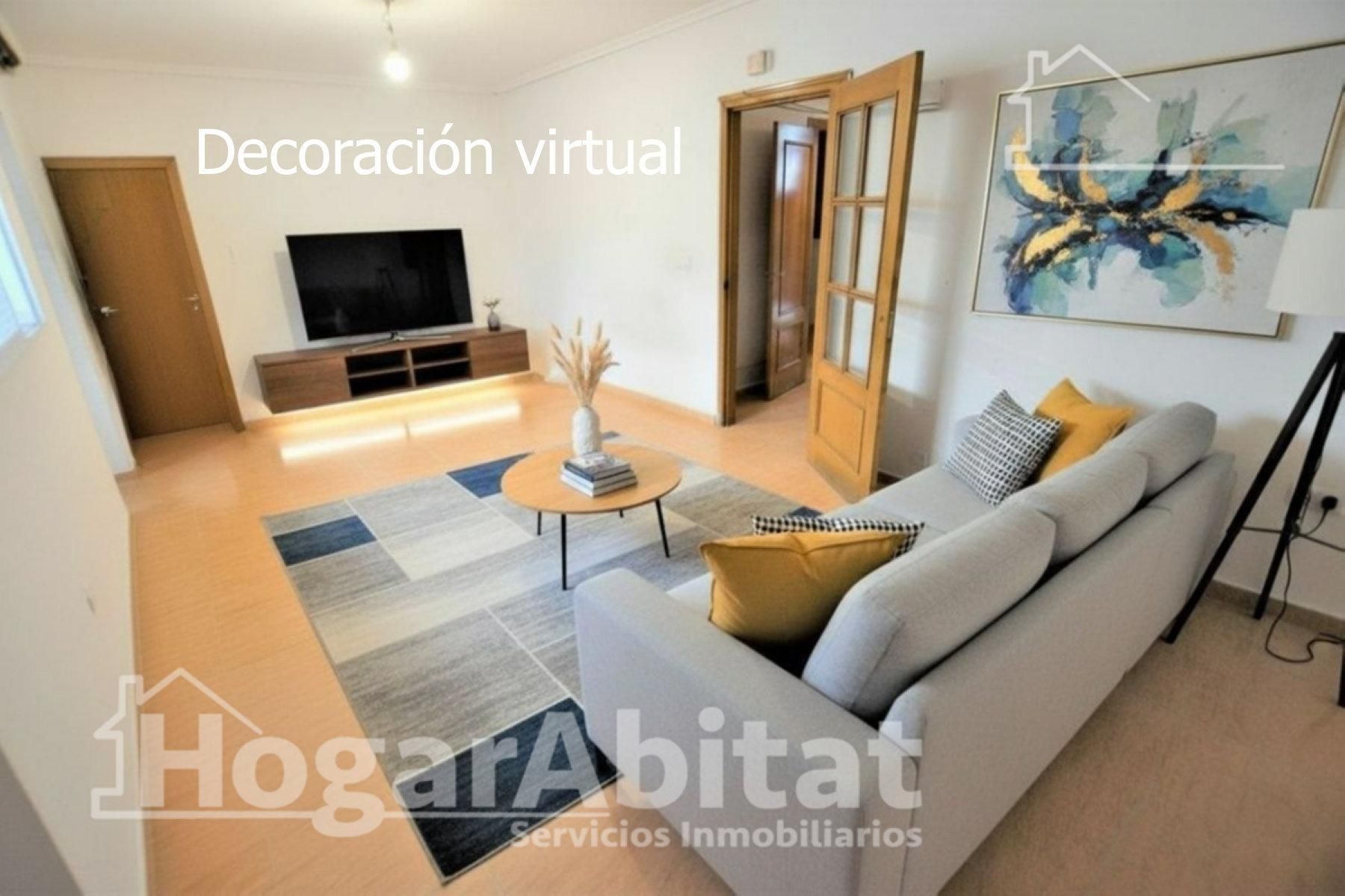 Living room of Flat for sale in  Valencia Capital  with Terrace