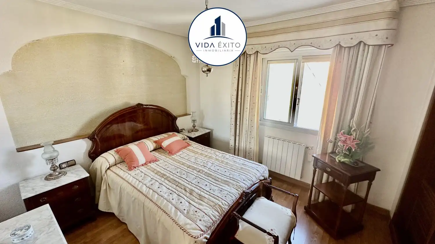 Schlafzimmer von Wohnung zur Miete in Jaén mit Klimaanlage, Heizung und Möbliert