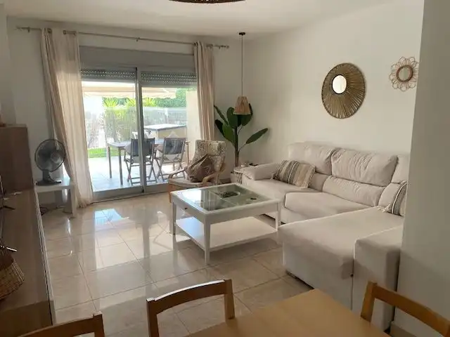 Sala d'estar de Apartament en venda en Dénia amb Aire condicionat, Calefacció i Terrassa
