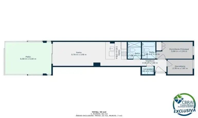 Ground floor for sale in Roses  with Air Conditioner, Terrace and Furnished