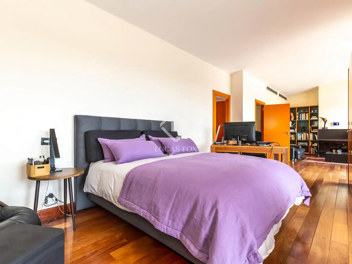 Schlafzimmer von Haus oder Chalet zum Verkauf in Esplugues de Llobregat mit Klimaanlage, Heizung und Privatgarten