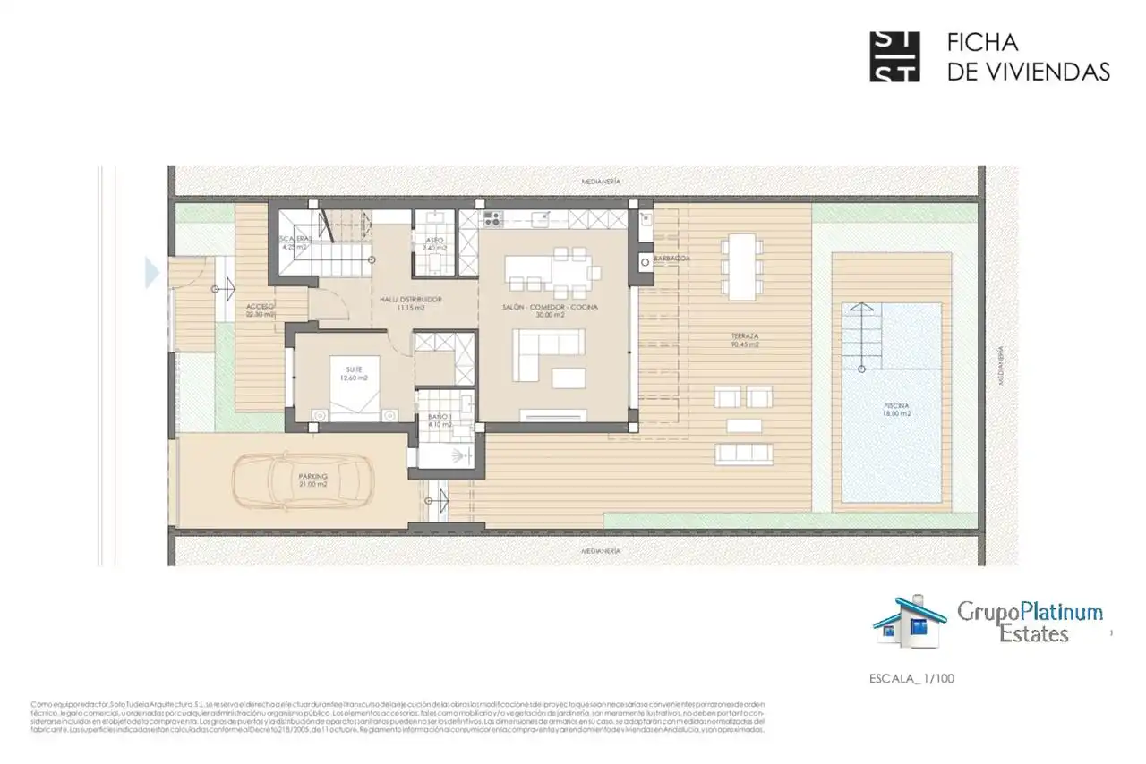 Villa avec piscine à vendre à San Juan de los Terreros, imagen 6