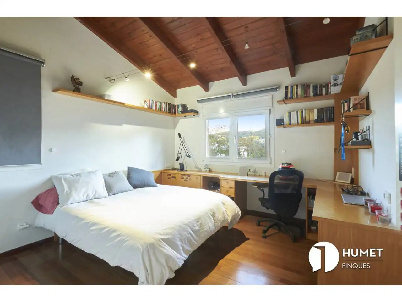 Bedroom of Houses for sale in Sant Cugat del Vallès  with Air Conditioner, Heating and Private garden