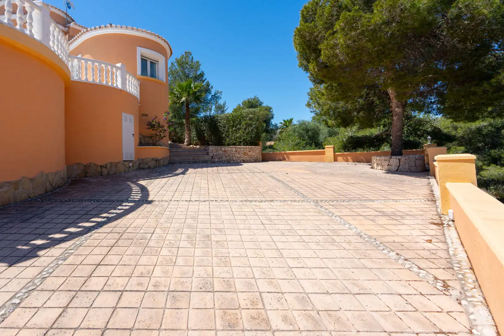 Vista exterior de Casa o chalet en venta en Jávea / Xàbia con Aire acondicionado, Terraza y Piscina