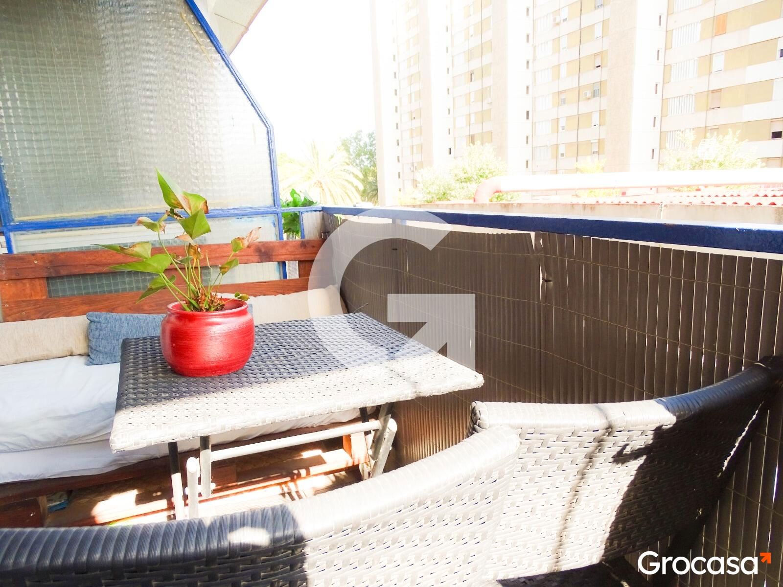 Terrace of Flat for sale in L'Hospitalet de Llobregat  with Air Conditioner, Heating and Storage room