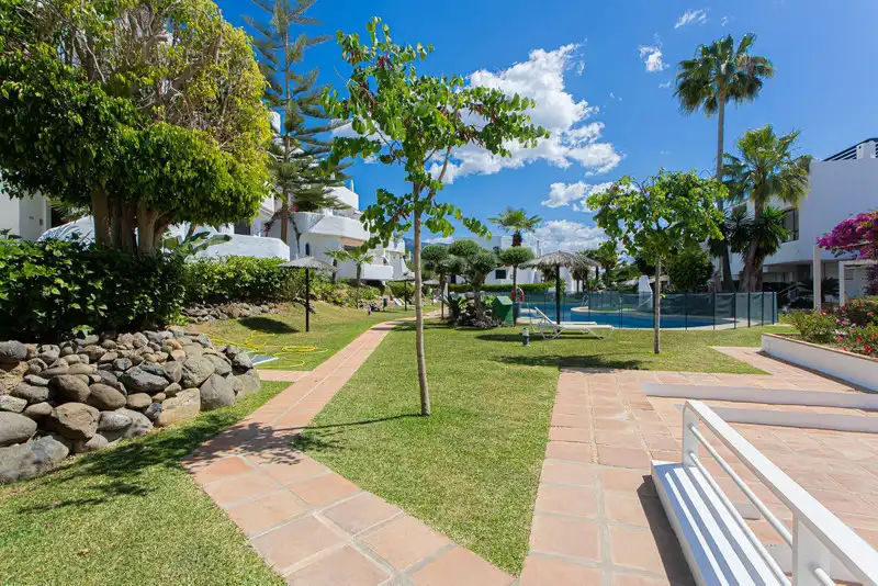 Garden of Detached homes for rent in Marbella  with Air Conditioner, Terrace and Storage room