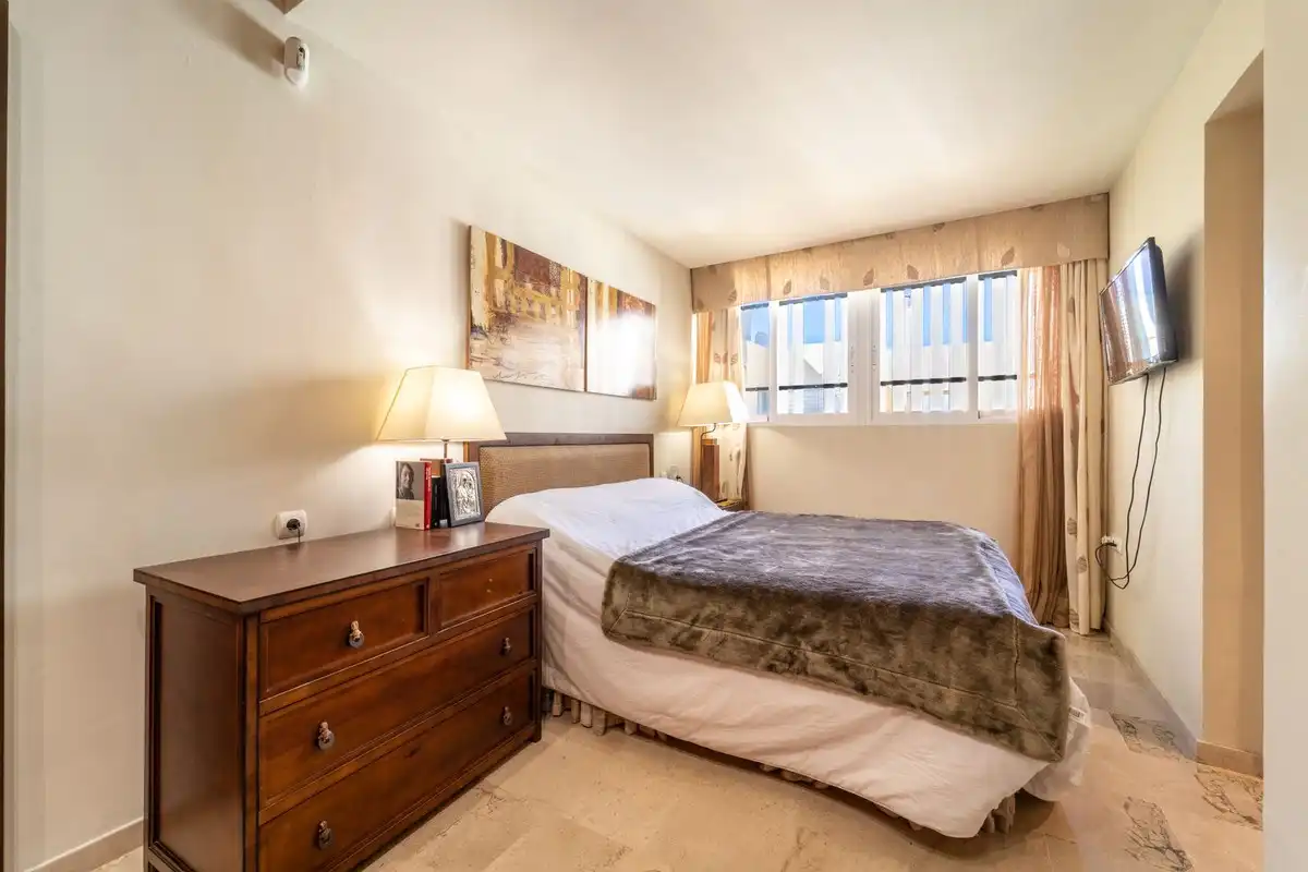 Schlafzimmer von Dachboden zum Verkauf in Torremolinos mit Klimaanlage, Terrasse und Schwimmbad