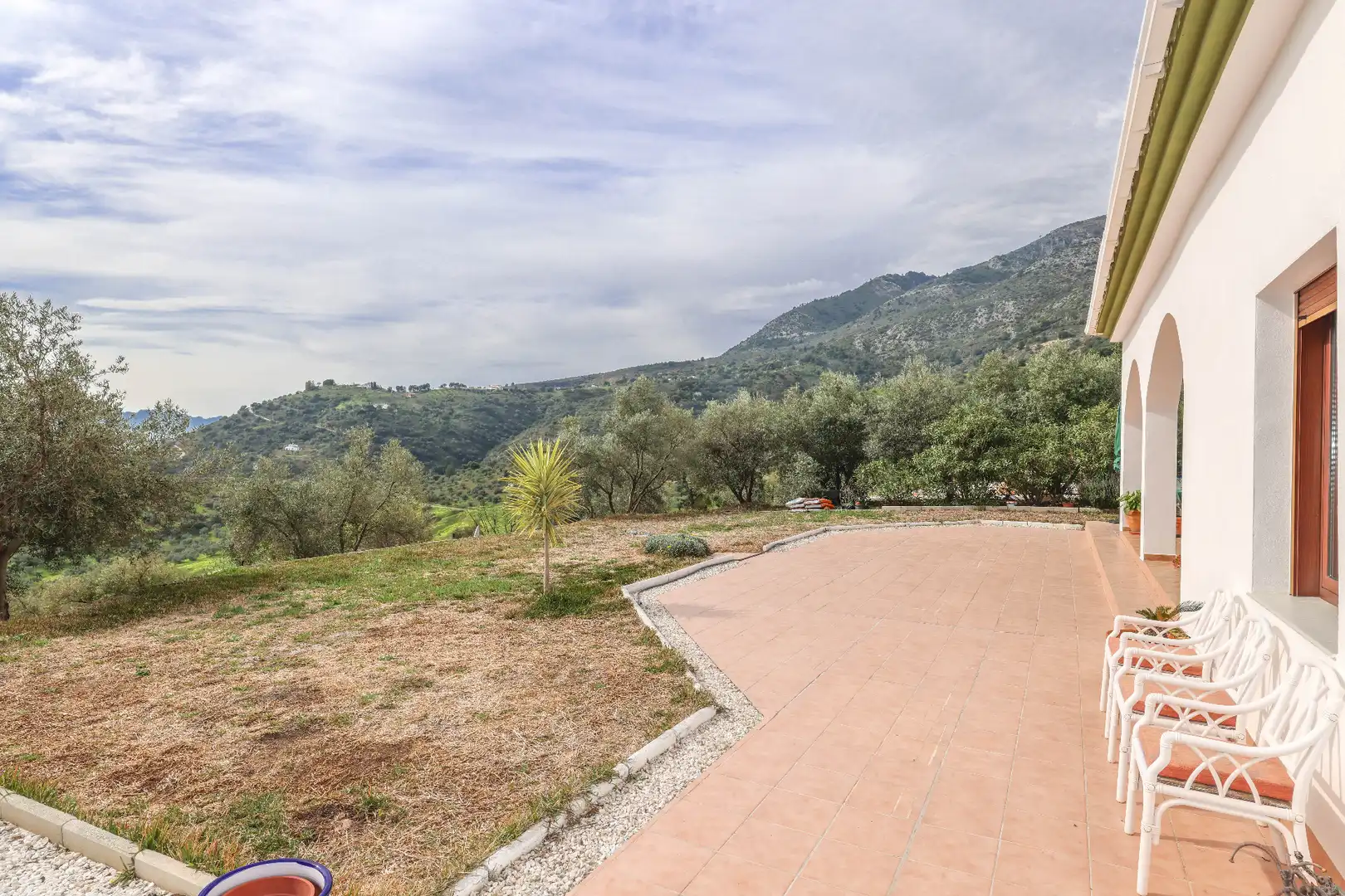 Vista exterior de Casa o chalet en venta en Casarabonela con Aire acondicionado, Jardín privado y Piscina