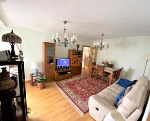 Living room of Flat for sale in León Capital   with Heating, Parquet flooring and Terrace