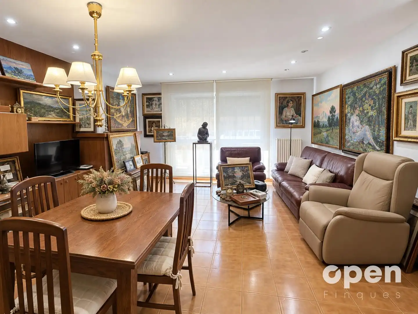 Sala de estar de Piso en venta en Terrassa con Calefacción, Terraza y Balcón