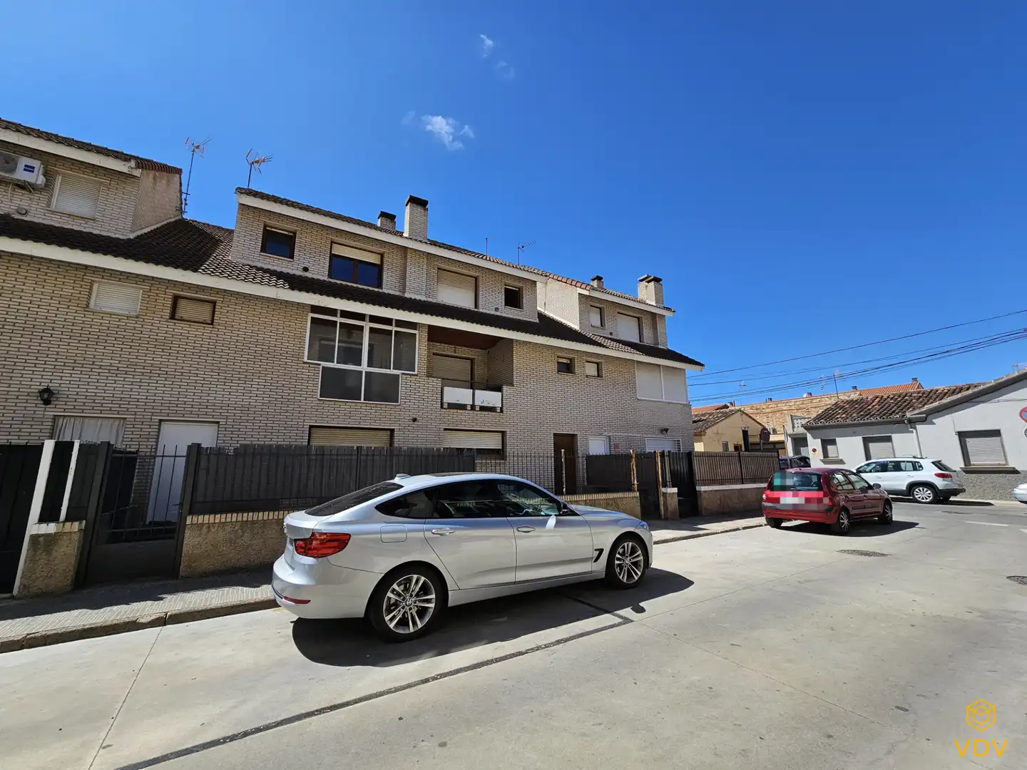 Vista exterior de Casa adosada en venda en Cintruénigo amb Calefacció, Parquet i Terrassa
