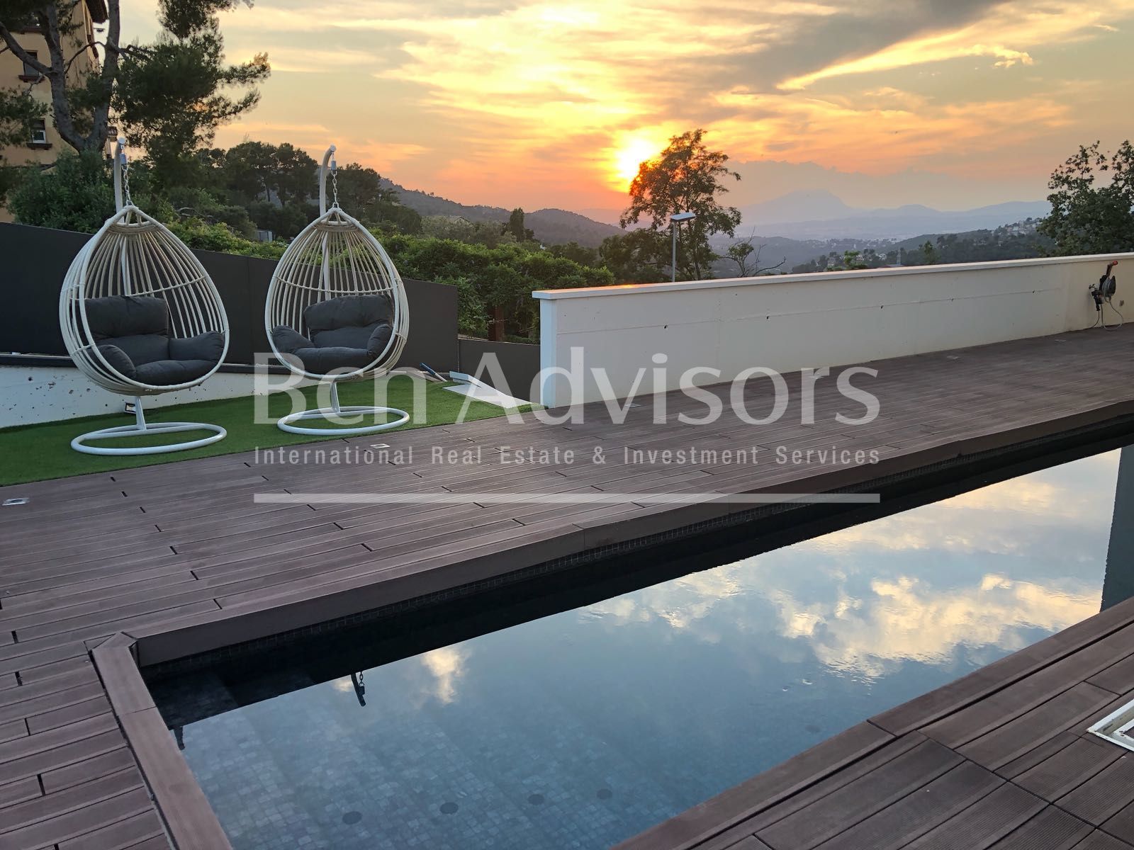 Terrace of House or chalet to rent in  Barcelona Capital  with Air Conditioner, Private garden and Parquet flooring