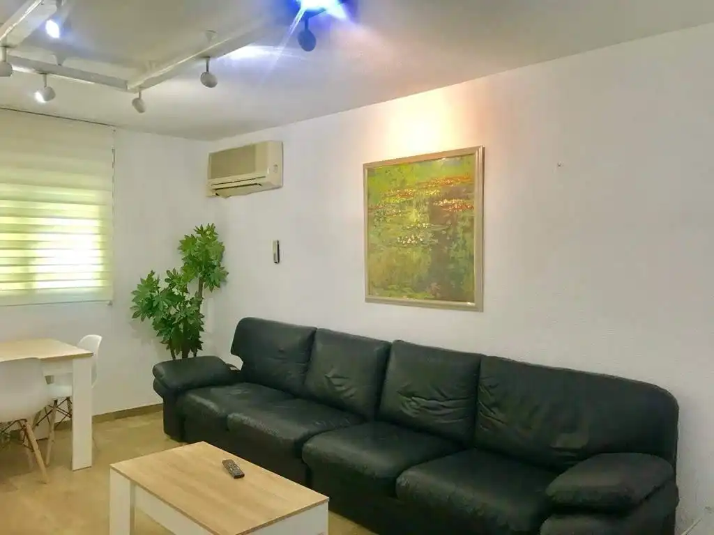 Living room of Flat for rent in Granada  with Air Conditioner, Heating and Furnished