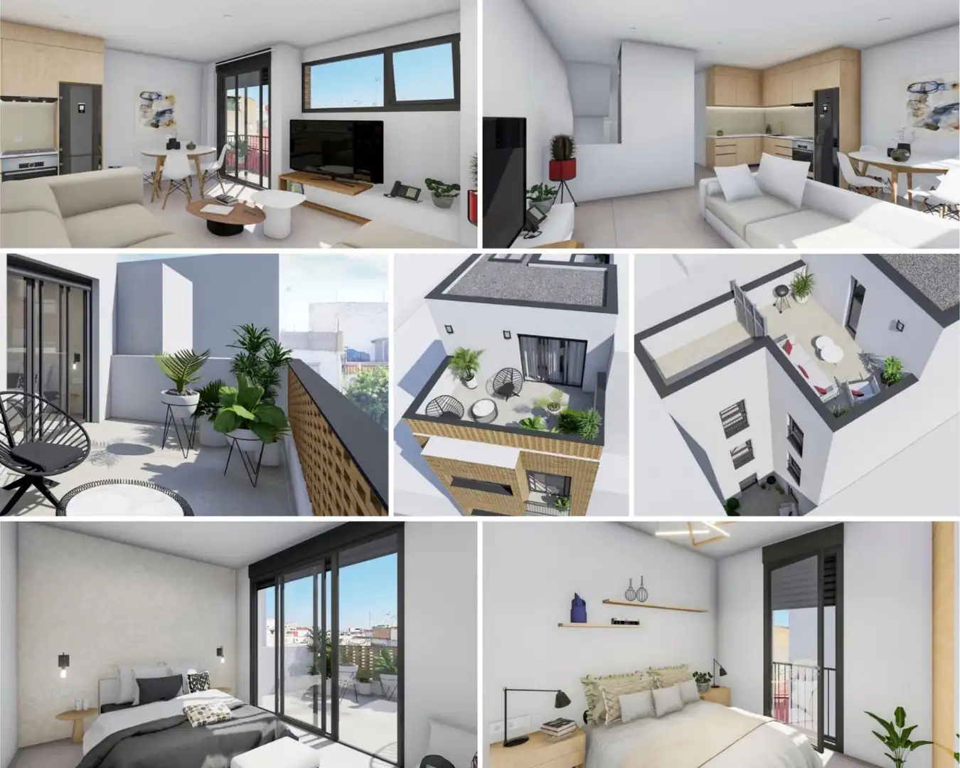 Vista exterior de Ático en venta en  Sevilla Capital con Aire acondicionado, Terraza y Balcón