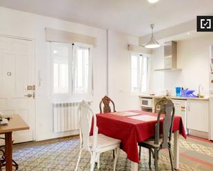 Dining room of Flat to rent in  Madrid Capital  with Air Conditioner and Balcony