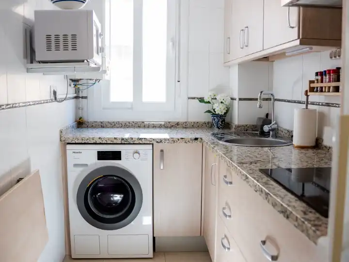 Kitchen of Flat for sale in Maracena  with Air Conditioner, Terrace and Balcony