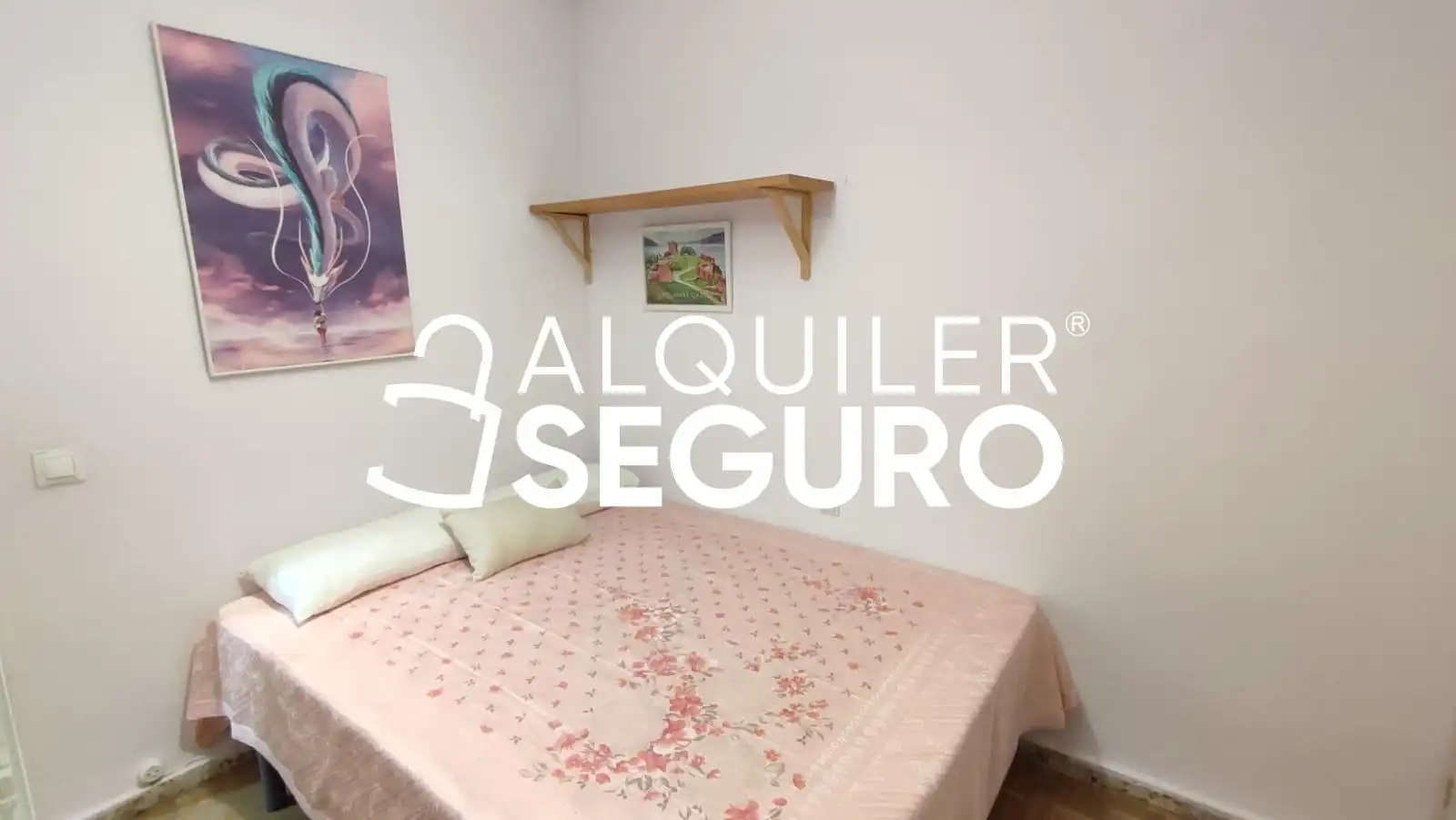 Schlafzimmer von Wohnung zur Miete in Alcobendas mit Heizung und Möbliert