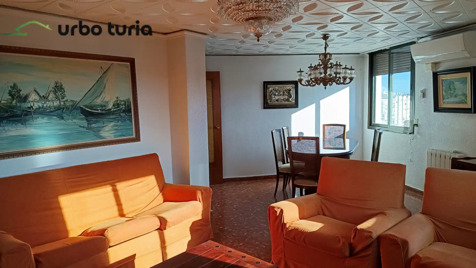 Sala de estar de Piso en venta en Valencia con Aire acondicionado y Alarma