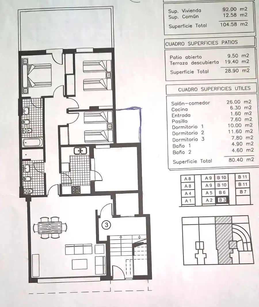 Flat for sale in Ondara  with Terrace, Washing machine and Alarm