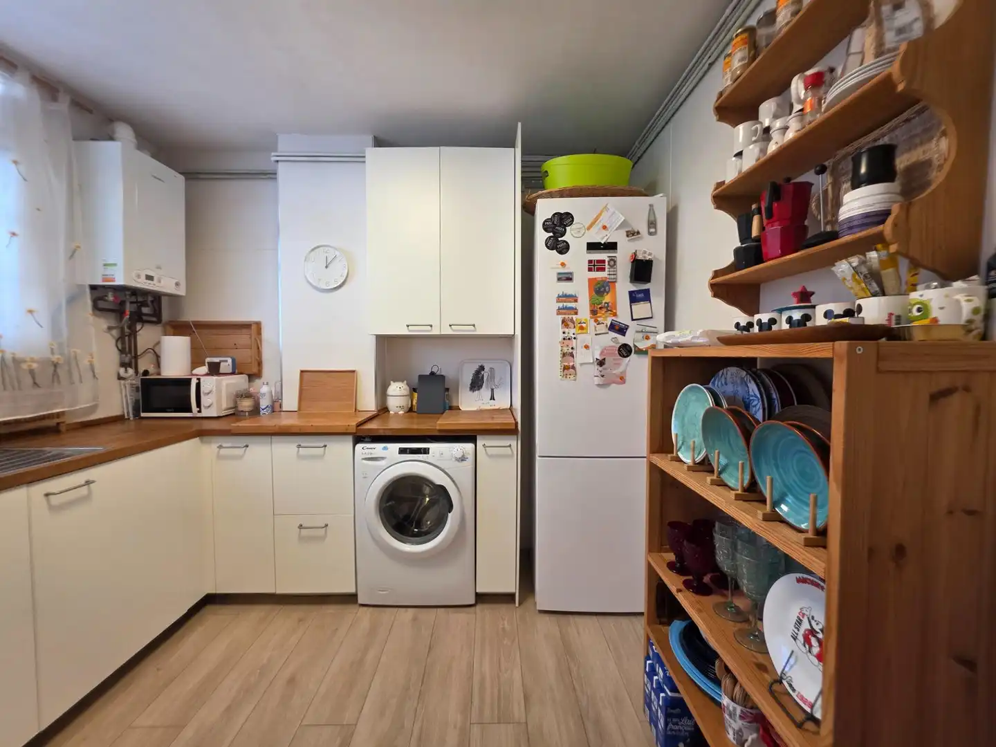 Kitchen of Flat for sale in Castelldefels  with Heating, Parquet flooring and Terrace