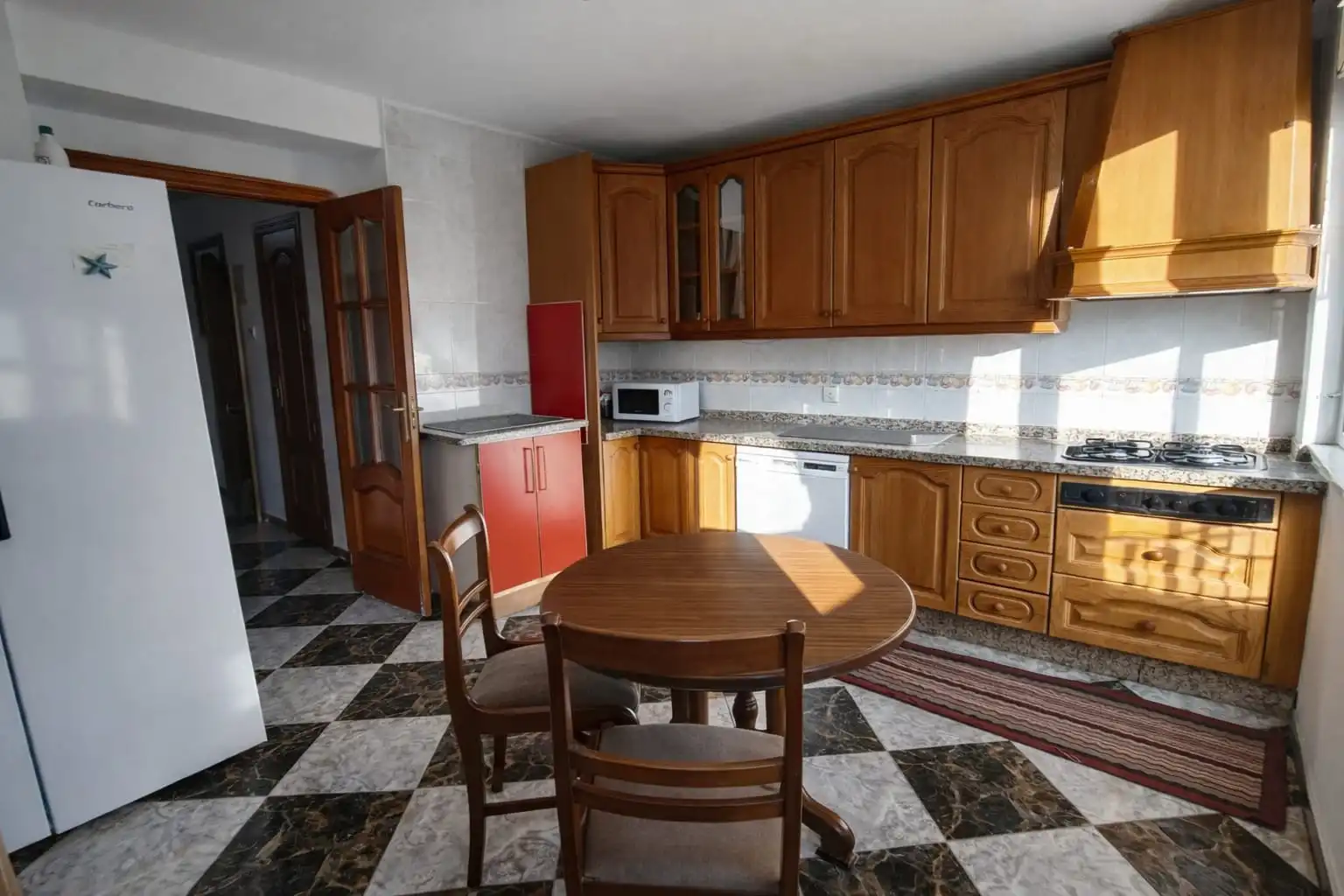 Kitchen of Flat for sale in Granada  with Air Conditioner, Terrace and Furnished