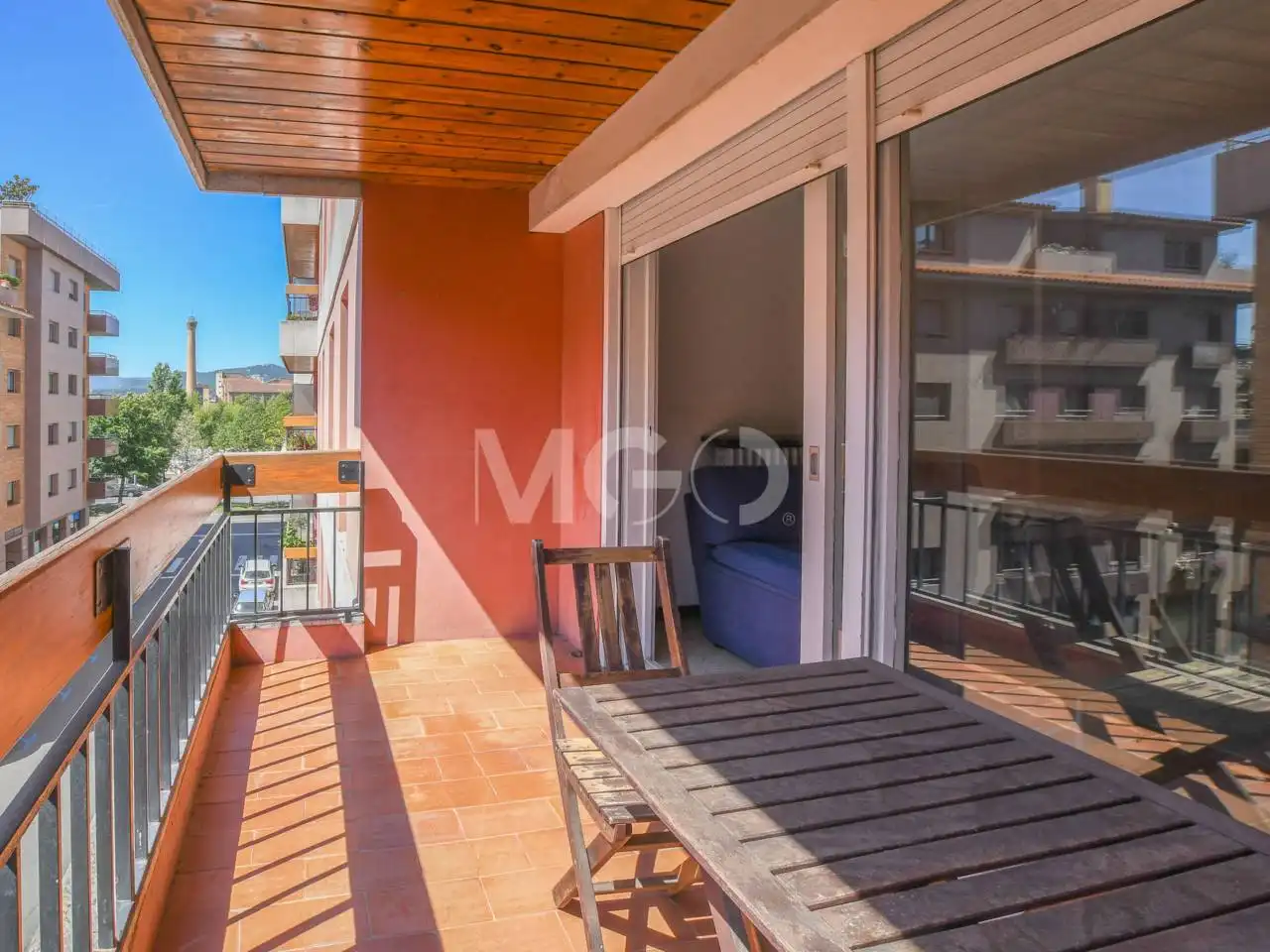 Terrace of Flat for sale in Vic  with Heating, Furnished and Balcony