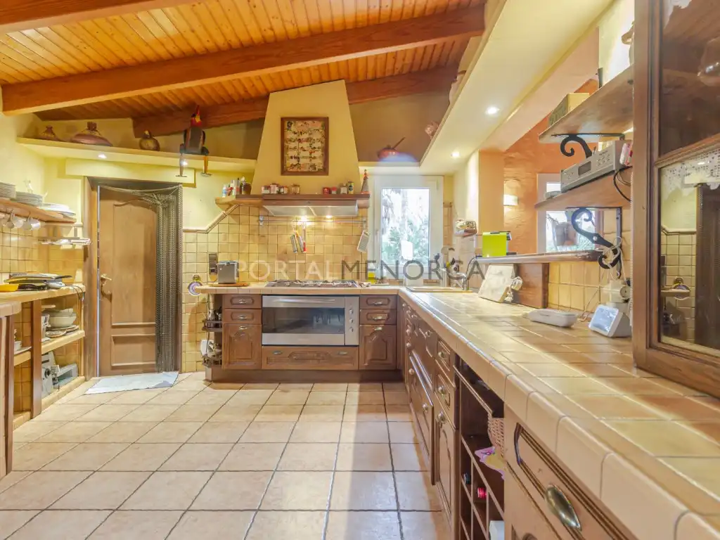 Cocina de Finca rústica en venta en Maó - Mahón con Aire acondicionado, Jardín privado y Terraza