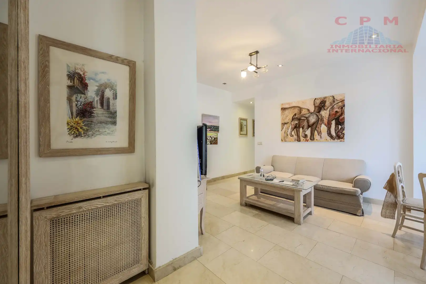 Sala de estar de Piso de alquiler en Madrid con Aire acondicionado, Calefacción y Parquet