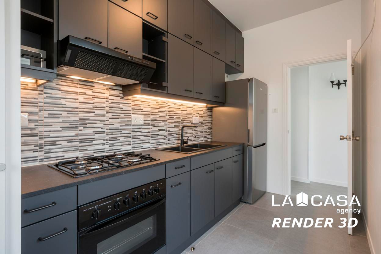 Cocina de Piso en venta en Esplugues de Llobregat con Balcón