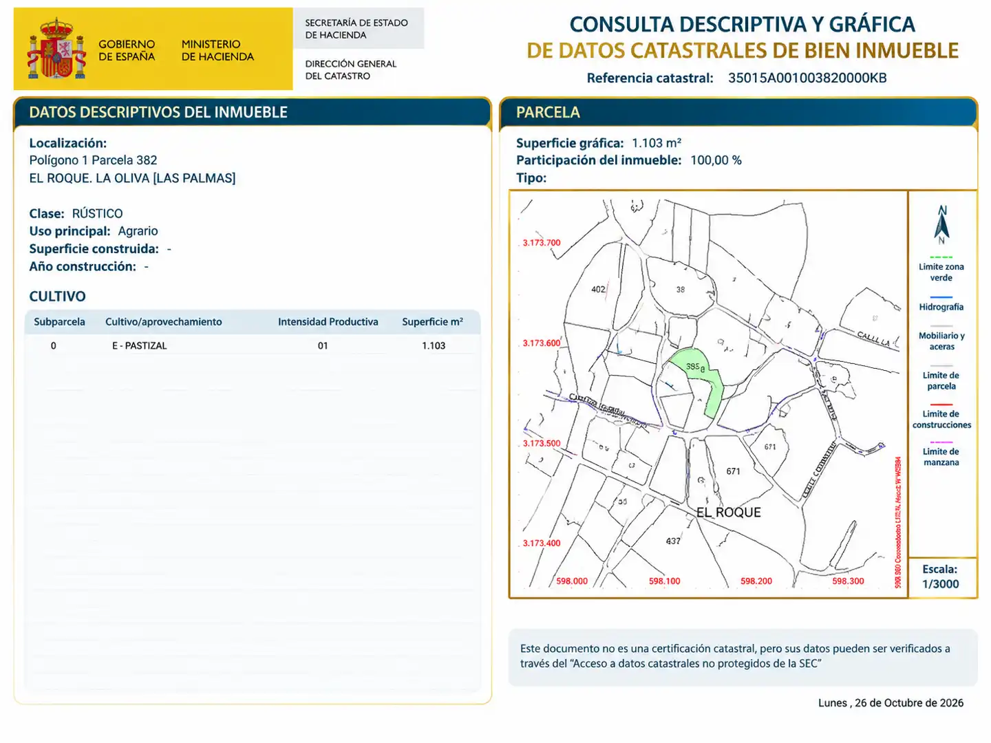 Residencial en venta en El Roque