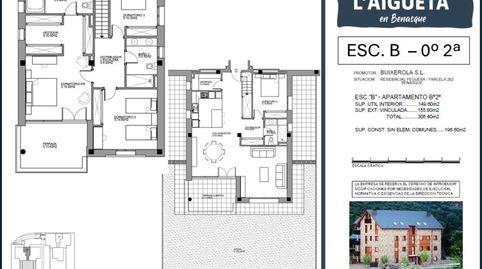 Dúplex de obra nueva con jardín y terraza en el Valle de Benasque  garaje incluido