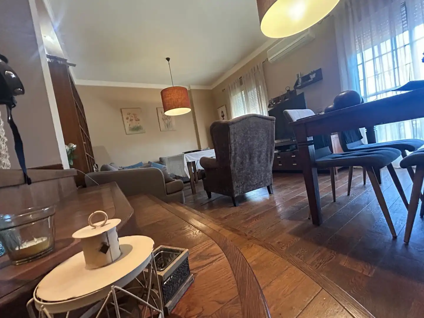 Sala de estar de Casa adosada en venta en Antequera con Aire acondicionado, Calefacción y Jardín privado