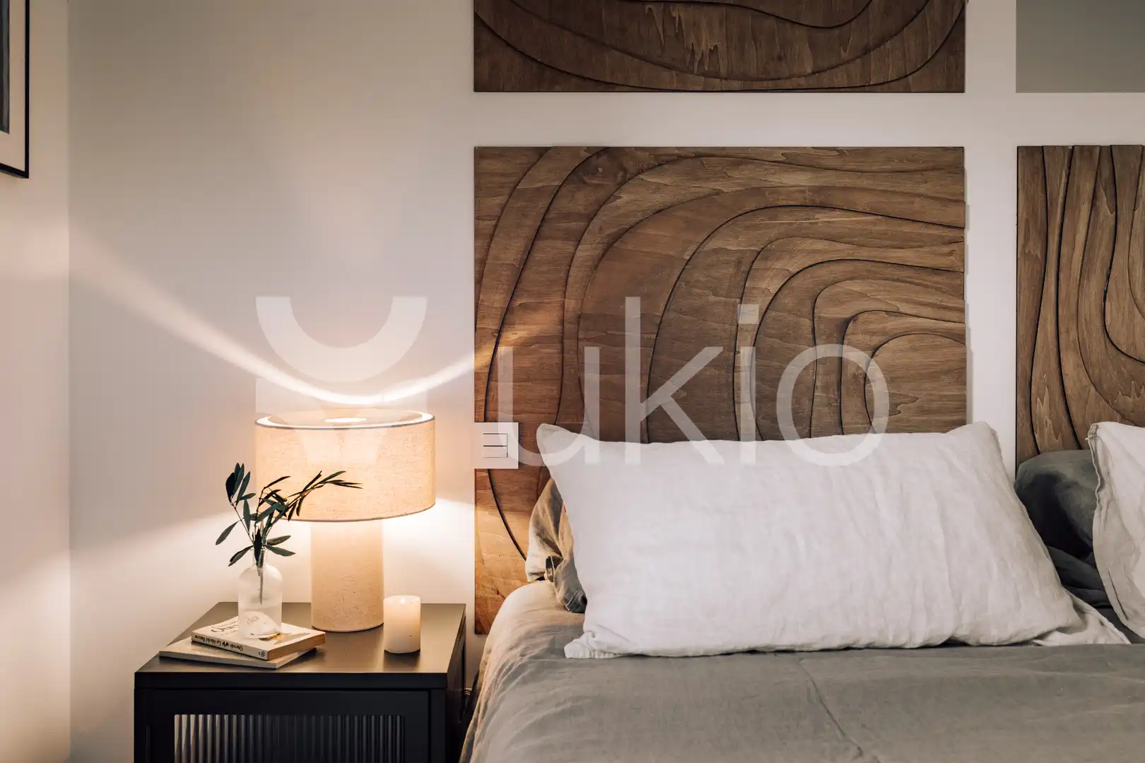 Dormitori de Apartament de lloguer en Madrid amb Aire condicionat, Calefacció i Terrassa