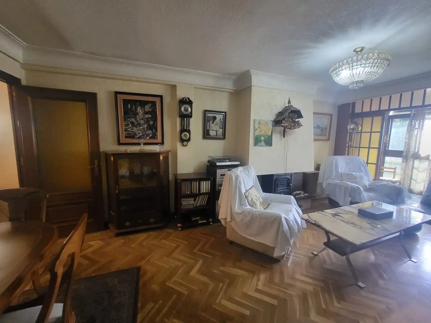 Sala d'estar de Pis en venda en Móstoles amb Aire condicionat, Calefacció i Terrassa