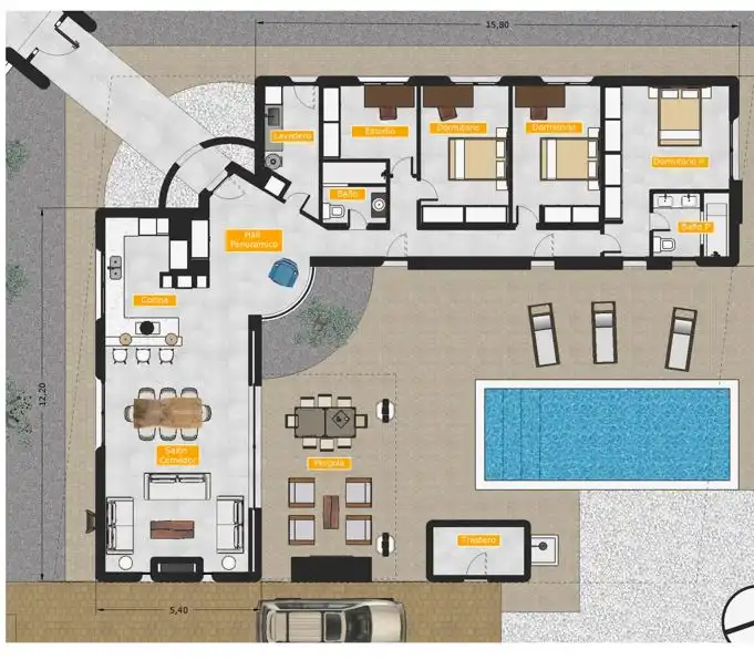 Villa avec piscine à vendre à Casco urbano, imagen 28