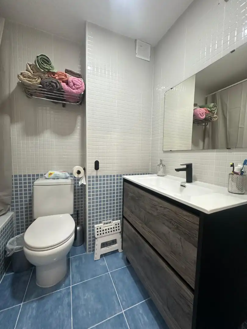Bathroom of Flat for sale in Vandellòs i l'Hospitalet de l'Infant  with Air Conditioner, Furnished and Oven