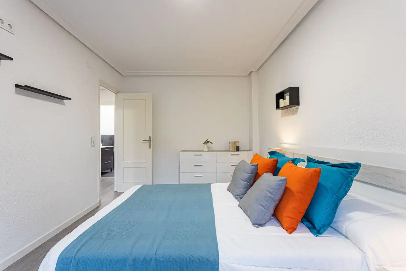 Bedroom of Flat for sale in Murcia  with Air Conditioner, Heating and Furnished