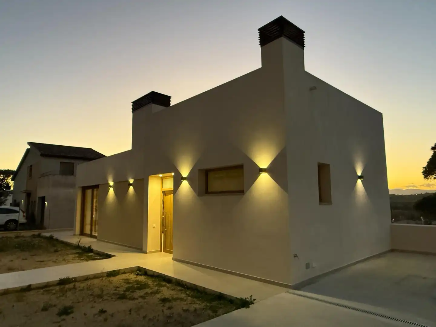 Exterior view of Houses for sale in La Roca del Vallès  with Heating and Private garden