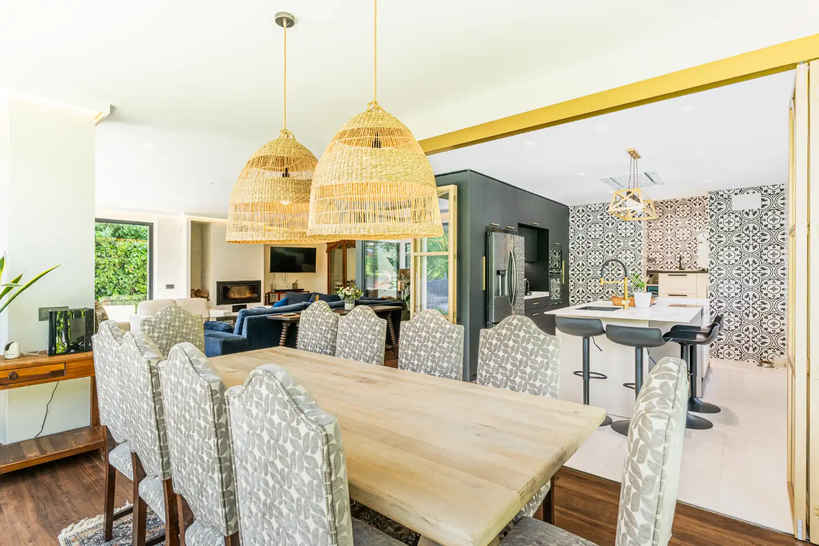 Dining room of Houses for sale in Majadahonda  with Air Conditioner, Heating and Private garden