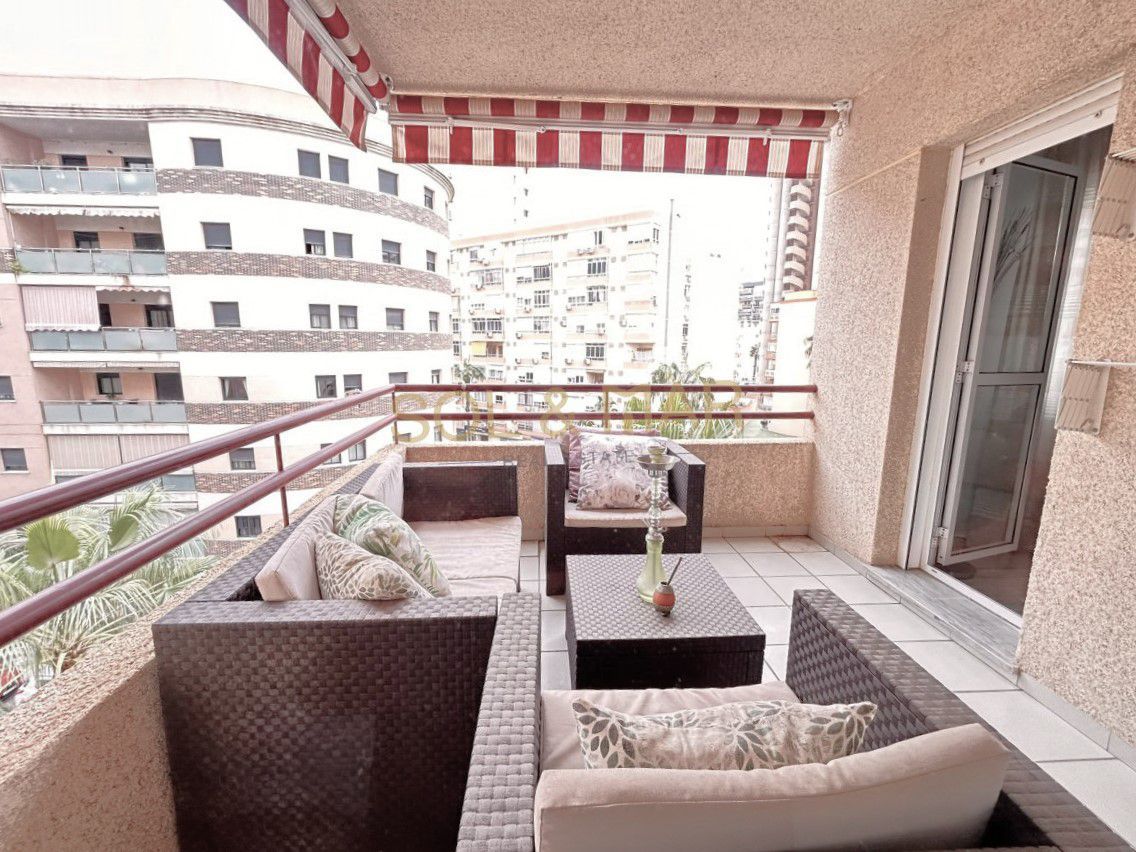 Terrace of Flat for rent in Torremolinos  with Air Conditioner, Heating and Terrace